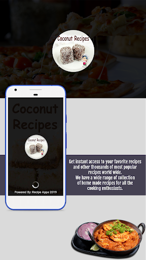 Android application Coconut Recipes screenshort