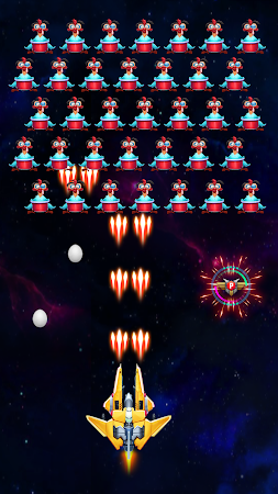 Game screenshot ギャラクシーアタック： チキンシューター apk download