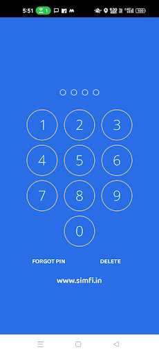 Doorstep Banking App Screen 2