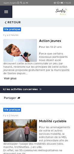 Santes, ma ville Screen 2