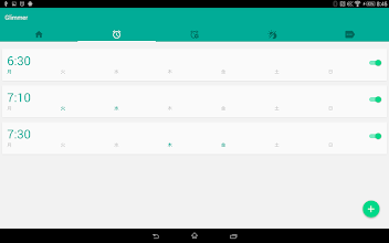 Glimmer 光る目覚まし時計 Google Play のアプリ