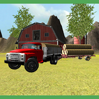 Классика ферма грузовик: сено