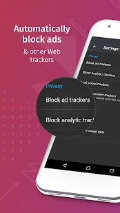 Firefox Klar: The privacy browser 95.2.0 screenshots 1