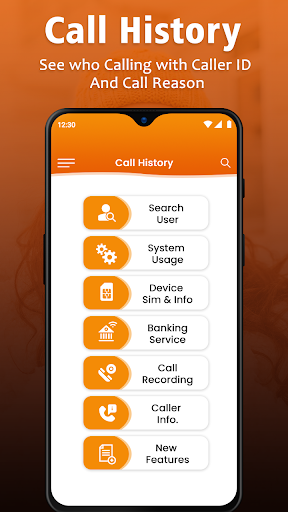 Call History :Get Call Details Screen 3