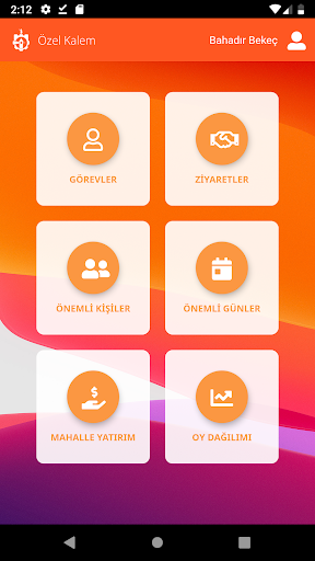 Android application Özel Kalem screenshort