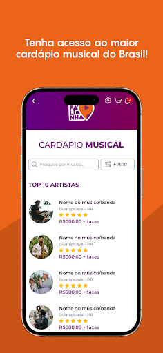Palinha Musical App Screen 2