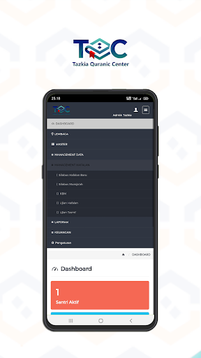 Tazkia Quranic Center Screenshot