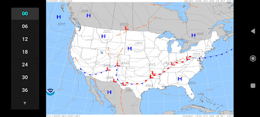 PG Surface Pressure Charts USA Screen 2