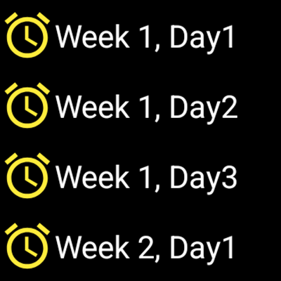 Android application 5k Run Trainer 2 screenshort