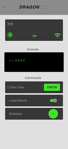 Android application DragonFly Access Controls screenshort