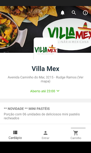 Android application Villa Mex screenshort