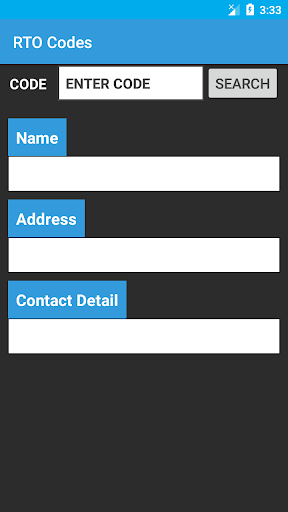Android application RTO Directory screenshort