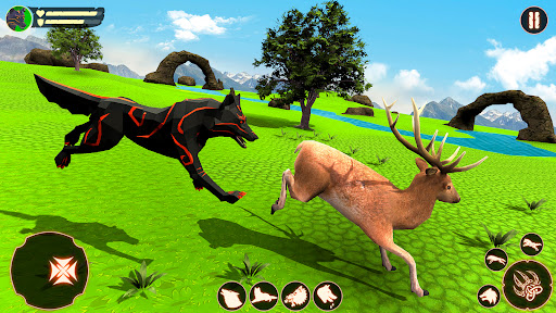 Android application The Wolf Games 3D: Animal Sim screenshort