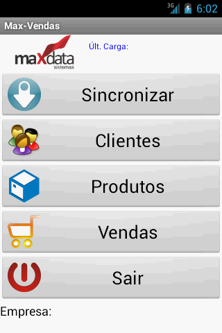 Android application Maxdata - Força de Vendas screenshort