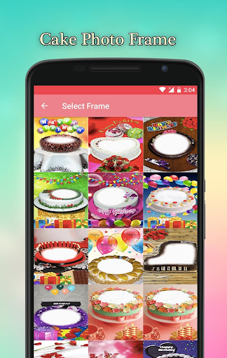 Photo Name on Birthday Cake ✅