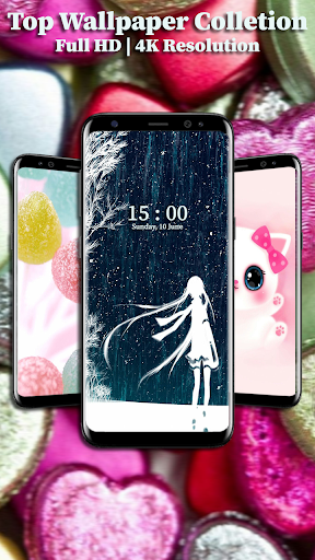 Android application Girly Wallpaper HD screenshort