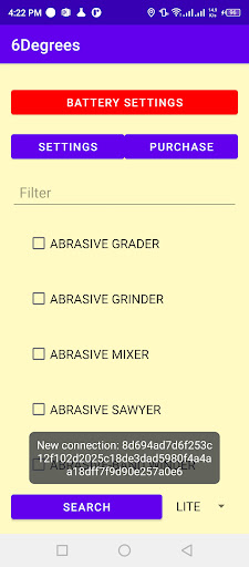 Android application 6° screenshort