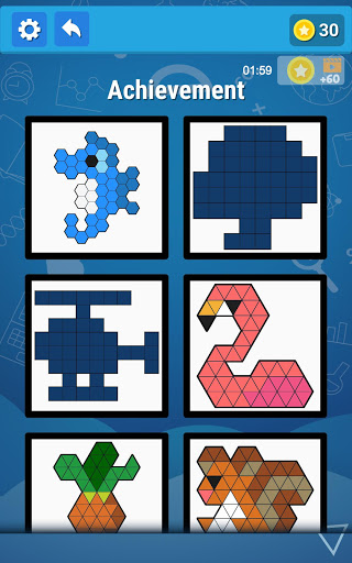 Hexa Block Puzzle - Tangram Ga