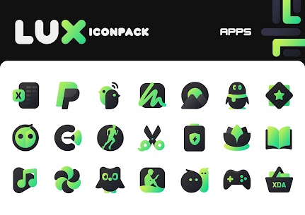 Lux Green Icon Pack Patched APK 5