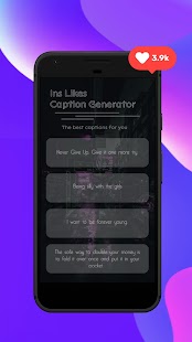 Ins Likes Caption Generator Screenshot
