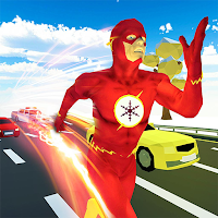 Police Light Speed hero: Crime City Superhero Game