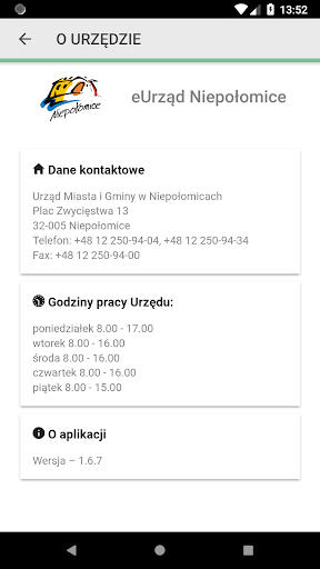 eUrząd Niepołomice Screen 2