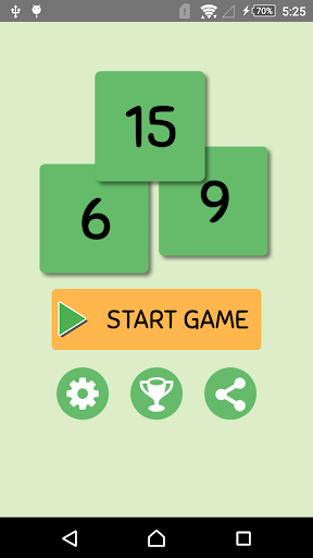 Android application Number Master screenshort