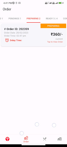 Foodwifi Restaurant Partner Screen 2