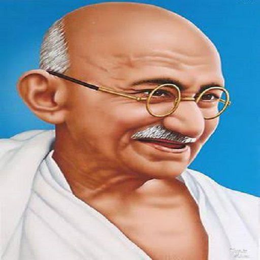 Mahatma Gandhi biography logo