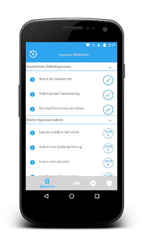 Android application Dittel Hypnose App screenshort
