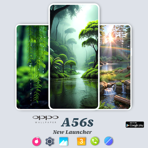 Oppo A56s Themes and Launcher Screen 2