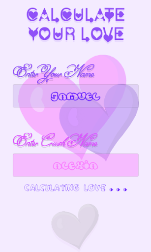 Calculate Your Love Screen 3