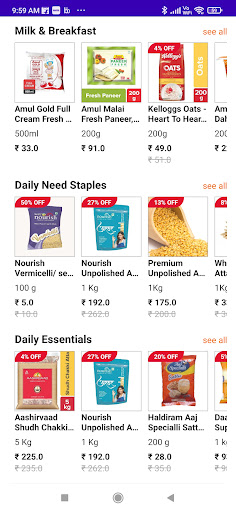 MKStore: Grocery App Screen 2