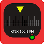 Cover Image of Download 106.1 FM KTEX Radio Station  APK