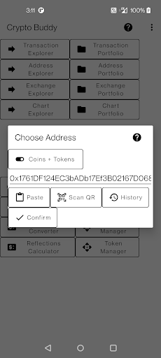 Crypto Buddy Omni Explorer