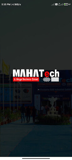 Android application Mahatech Industrial Exhibition screenshort