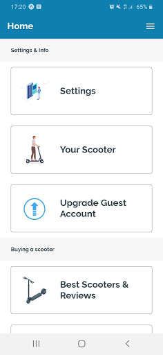 Electric Scooter Universal App Screenshot 1 - AppWisp.com