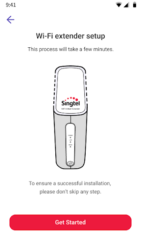 Android application Singtel WiFi Connect: Arc screenshort