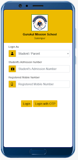 Android application Gurukul Mission School screenshort