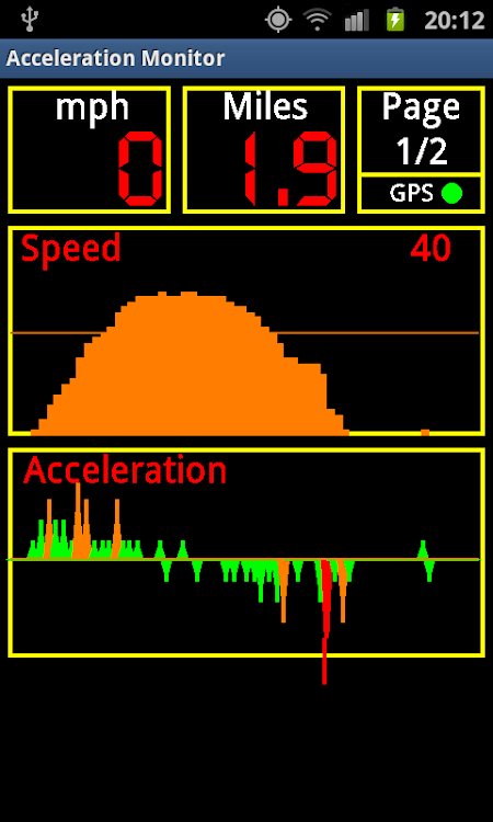 Acceleration Monitor - 1.4 - (Android)