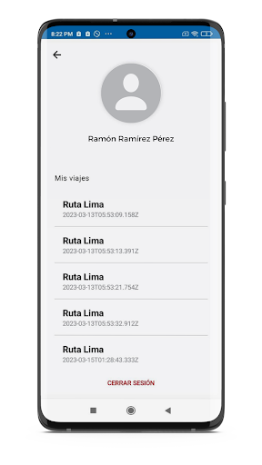 Android application Monibus screenshort