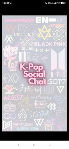 Android application Kpop Social Chat screenshort