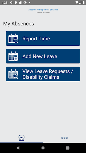 Group Absence Management Screen 2