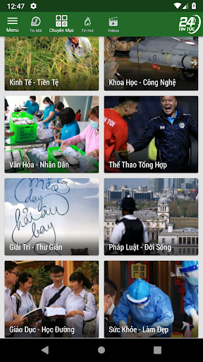 Android application Báo Mới 24h - Đọc Tin Tức Hay screenshort