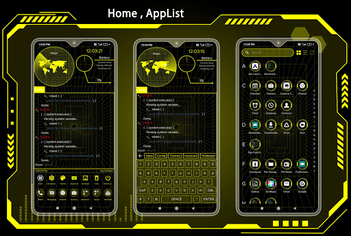 Screenshot of Cyber Hi-tech Launcher 2024