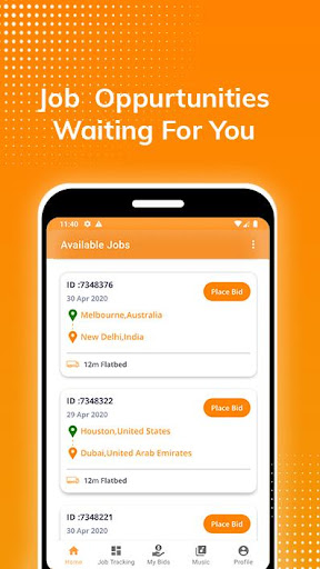 Trukkin Driver App Screen 3