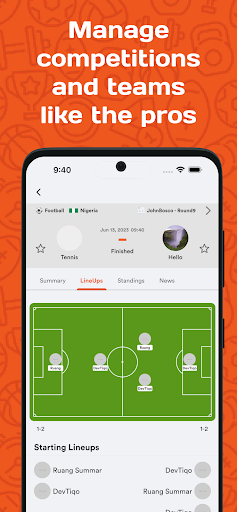 Buzza : play & manage sports Screen 2