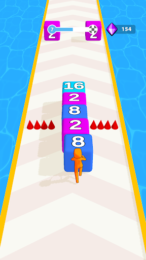 Android application 2048 Run 3D screenshort