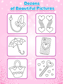 Captura 19 Glitter Toy Hearts para colore android