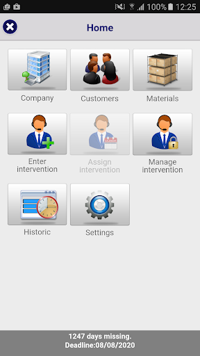 Android application Field Service Management screenshort